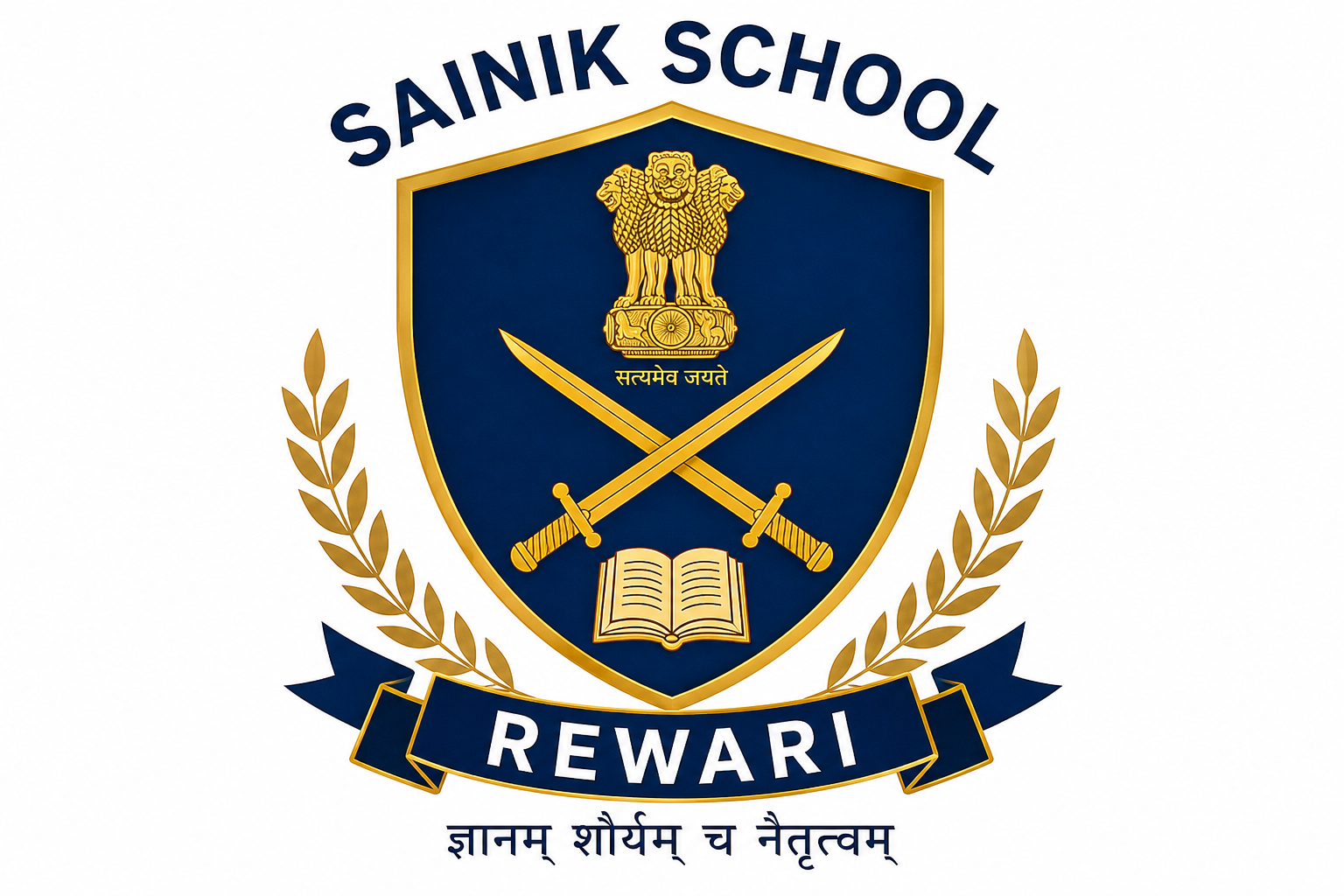 Sainik School Rewari Logo
